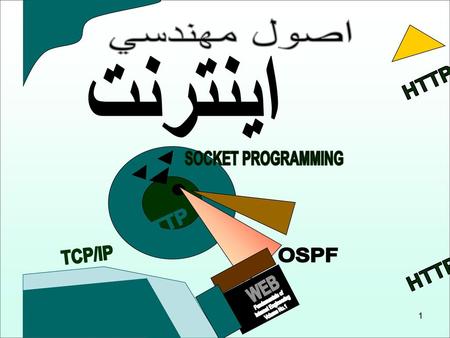 اينترنت اصول مهندسي HTTP SOCKET PROGRAMMING TCP/IP OSPF WEB