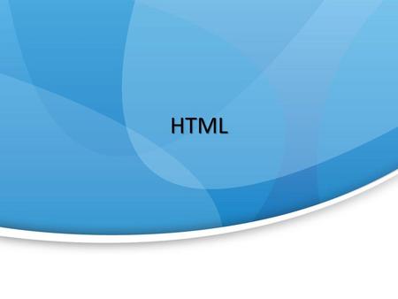 HTML.