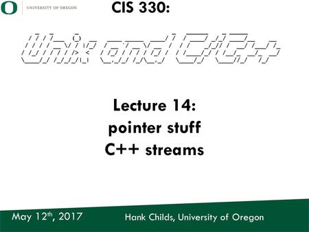 Hank Childs, University of Oregon