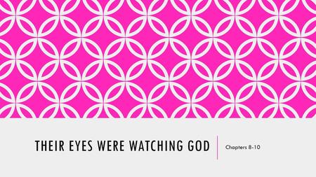 Their eyes were watching god