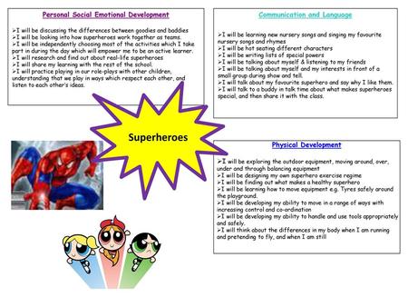 Personal Social Emotional Development Communication and Language