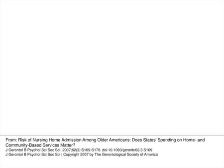 Figure 1. Effects of state home- and community-based services (HCBS) expenditures on the hazard of nursing home admission by child availability. The x.