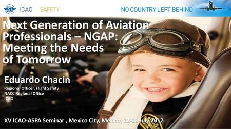 Next Generation of Aviation Professionals – NGAP: Meeting the Needs