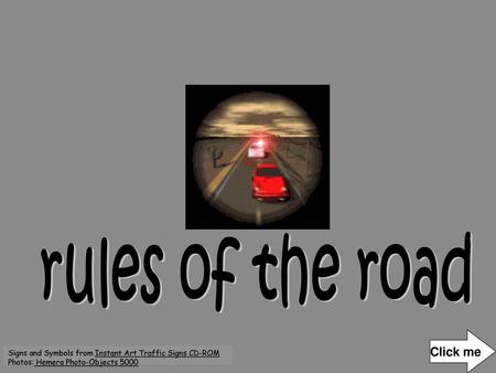 rules of the road Click me