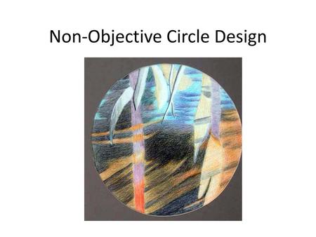 Non-Objective Circle Design