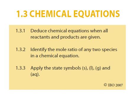 Chemical formulas are a shorthand notation for elements, ions and compounds.