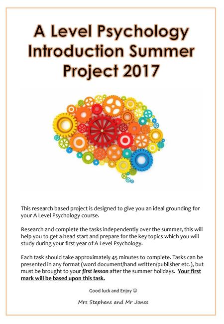 Introduction Summer Project 2017