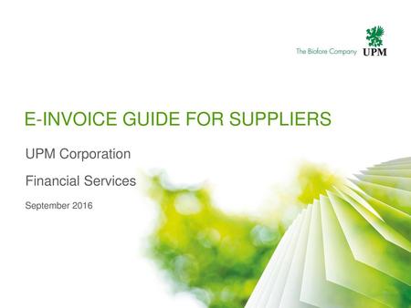 e-invoice guide for suppliers