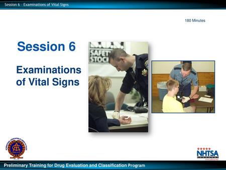 180 Minutes Session 6 Examinations of Vital Signs.