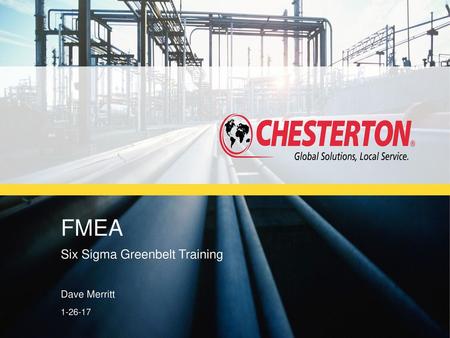 Six Sigma Greenbelt Training