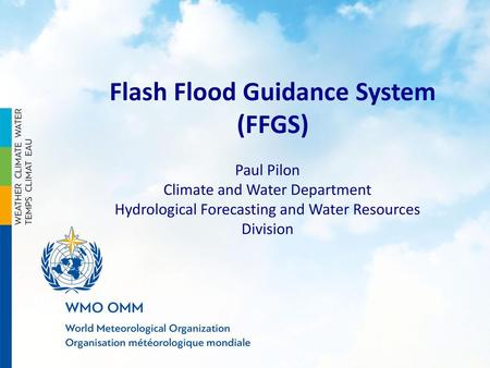 Flash Flood Guidance System (FFGS)