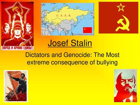 Dictators and Genocide: The Most extreme consequence of bullying