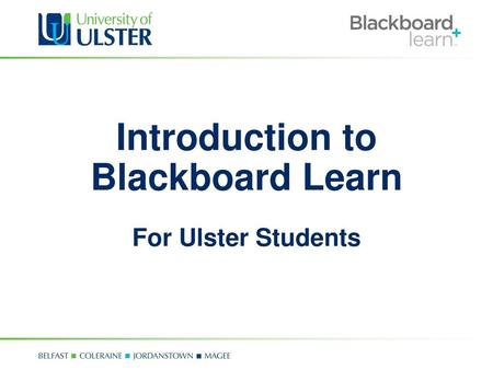 Introduction to Blackboard Learn