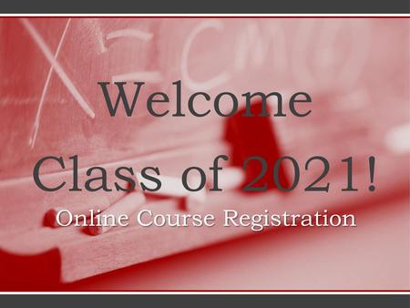 Online Course Registration