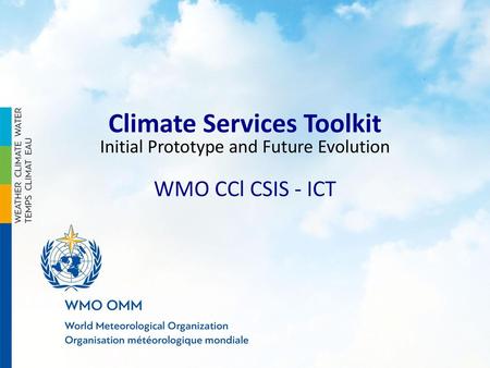 Climate Services Toolkit