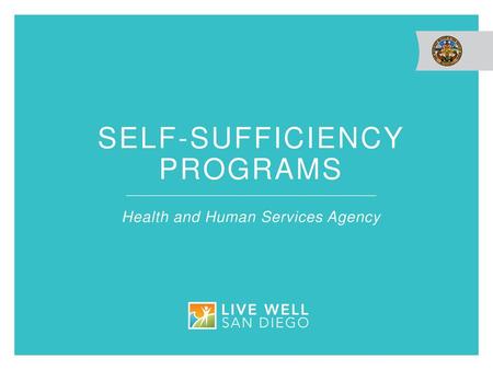 Self-sufficiency programs