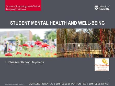 Student mental health and well-being