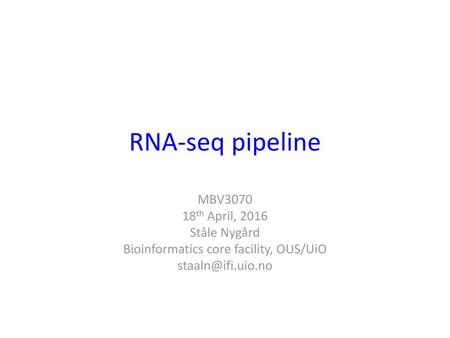 Bioinformatics core facility, OUS/UiO