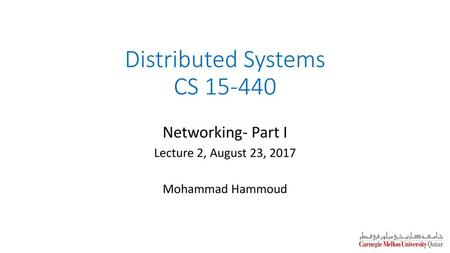 Distributed Systems CS