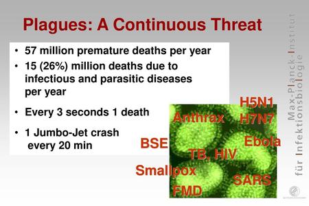 Plagues: A Continuous Threat