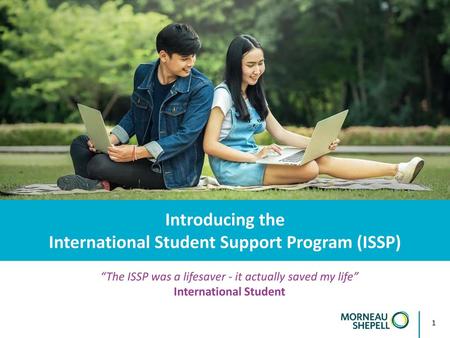 International Student Support Program (ISSP) International Student