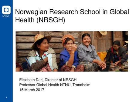 Norwegian Research School in Global Health (NRSGH)