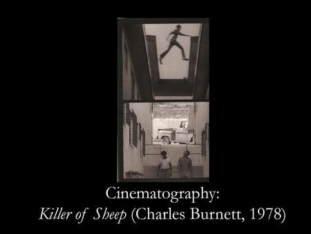 Cinematography: Killer of Sheep (Charles Burnett, 1978)