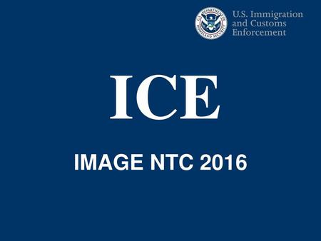 ICE IMAGE NTC 2016.