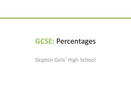 Skipton Girls’ High School