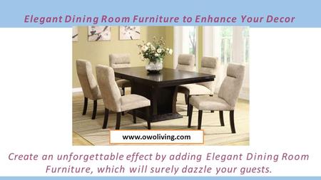 Best Online Dining Room Furniture Store in UK