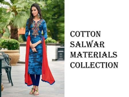 Cotton Salwar Materials Collection