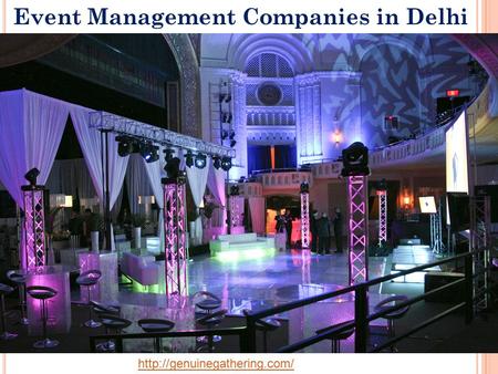 Event Management Companies in Delhi