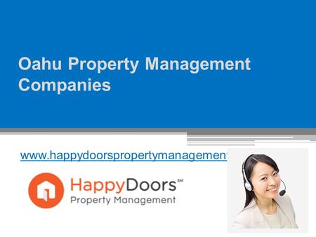 Oahu Property Management Companies