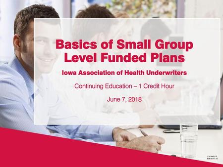 Basics of Small Group Level Funded Plans