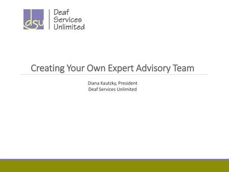 Creating Your Own Expert Advisory Team