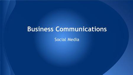 Business Communications