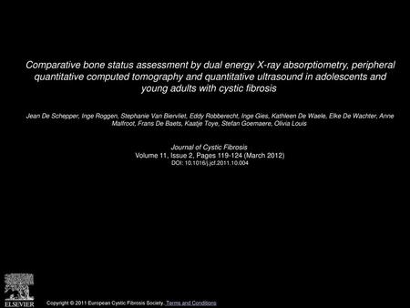 Comparative bone status assessment by dual energy X-ray absorptiometry, peripheral quantitative computed tomography and quantitative ultrasound in adolescents.