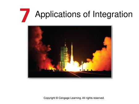 Applications of Integration