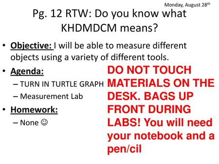 Pg. 12 RTW: Do you know what KHDMDCM means?