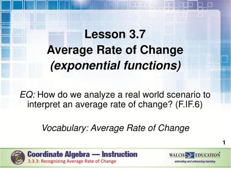 (exponential functions)