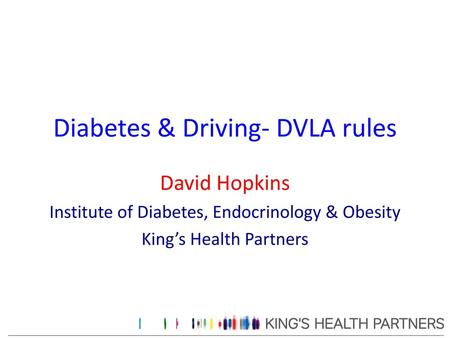 Diabetes & Driving- DVLA rules