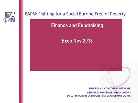 EAPN: Fighting for a Social Europe Free of Poverty