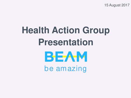 Health Action Group Presentation