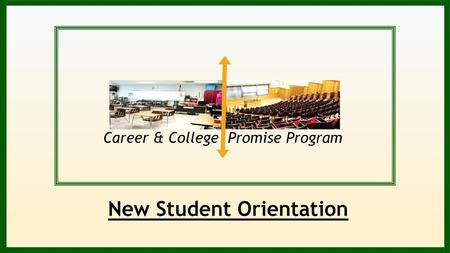 New Student Orientation