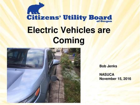 Electric Vehicles are Coming