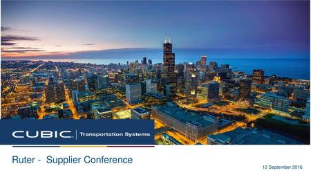 Ruter - Supplier Conference