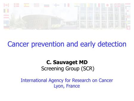 Cancer prevention and early detection