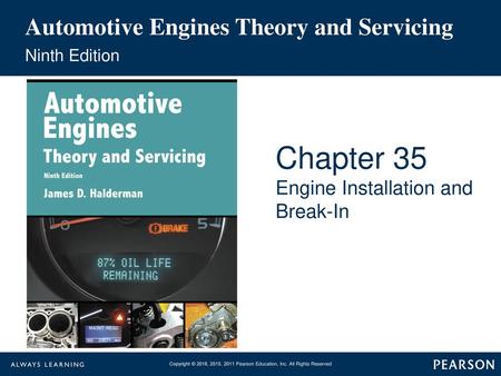 Automotive Engines Theory and Servicing