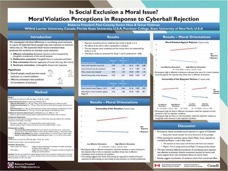 Is Social Exclusion a Moral Issue?