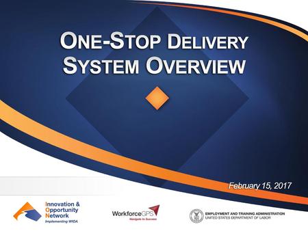 One-Stop Delivery System Overview